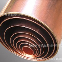 专业定做异形铜管材,T2紫铜盘管 电极用铜管